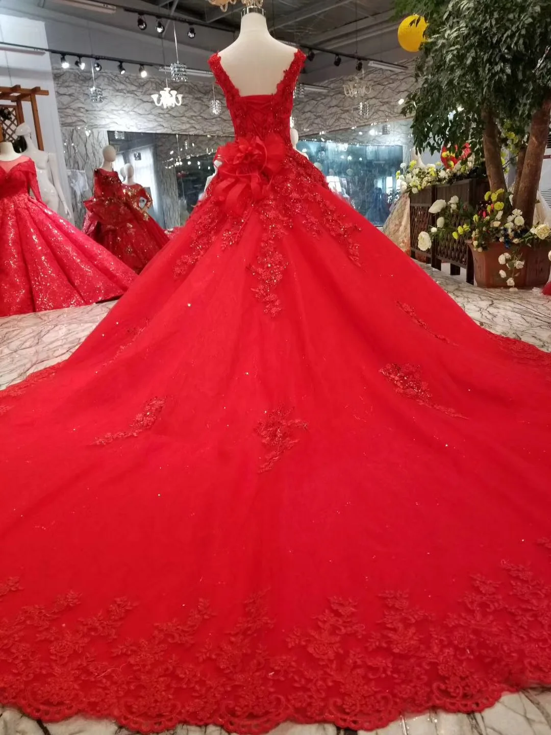 Vestidos De 15 Anos Красные кружевные платья Quinceanera с кристаллами милые 16 платьев бальные