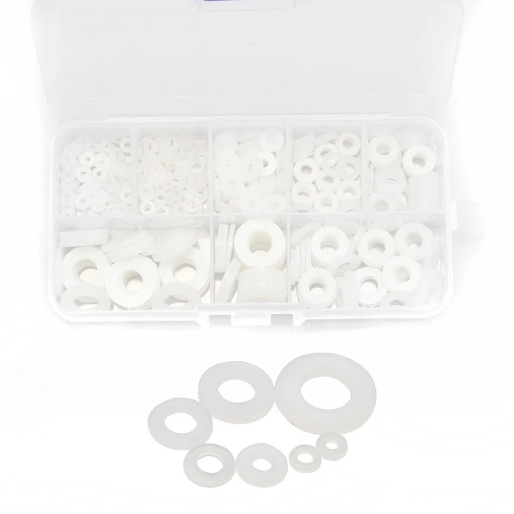 500 шт высокотемпературное сопротивление нейлоновое уплотнительное кольцо