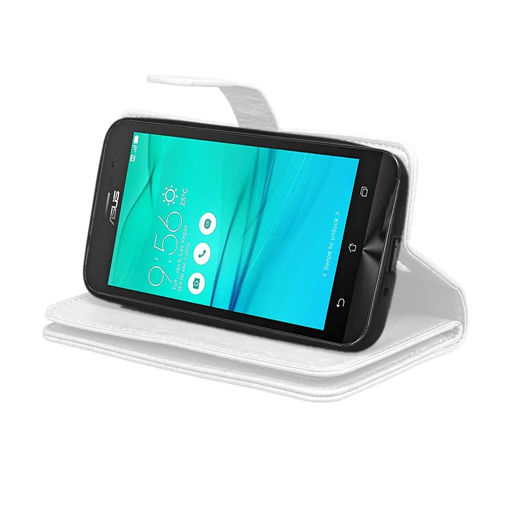 Wallet Flip Case For Asus Zenfone Go ZB500KL PU Leather Cover for Live ZB501KL Bag 3 | Мобильные телефоны и аксессуары