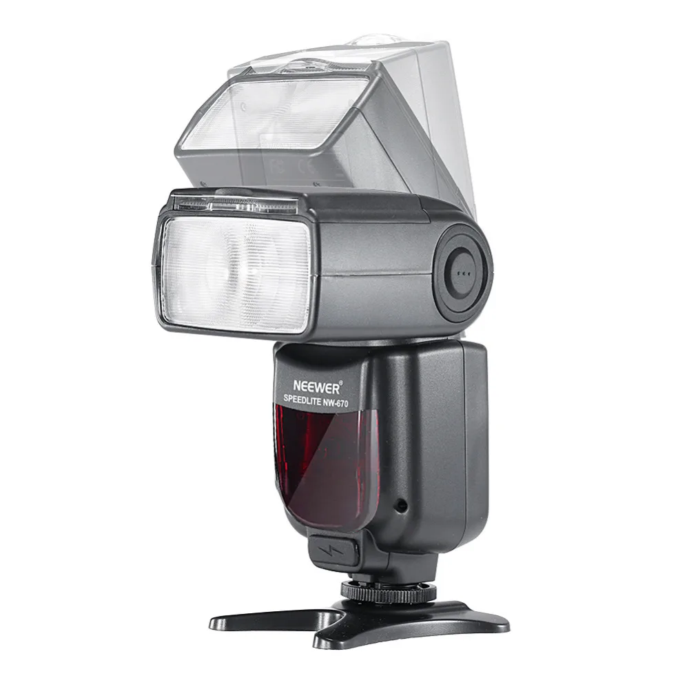 Neewer NW-670 ttl Speedlite Flash Kit для Canon с ИК беспроводным пультом дистанционного управления, AA батарея, диффузор для Canon 7D Mark II, 5D Mark