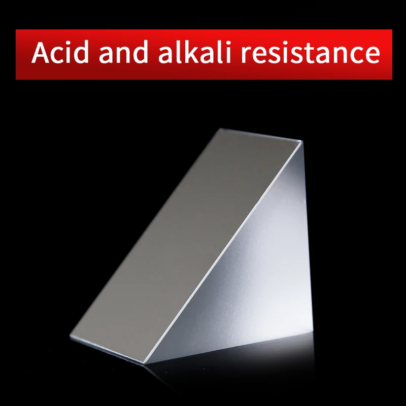 Оптическое стекло треугольная призма с отражающей пленкой (30х30х25 мм) | Канцтовары