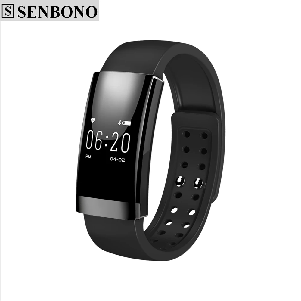SENBONO Новый MS01 спортивный браслет Bluetooth Smart Браслет Группа поддержки шагомер