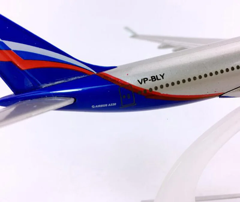 1:400 Air Россия самолет Airbus A330-200 Модель W база 16 см СПЛАВ самолет Самолет Авиакомпания коллекционный дисплей коллекция игрушек