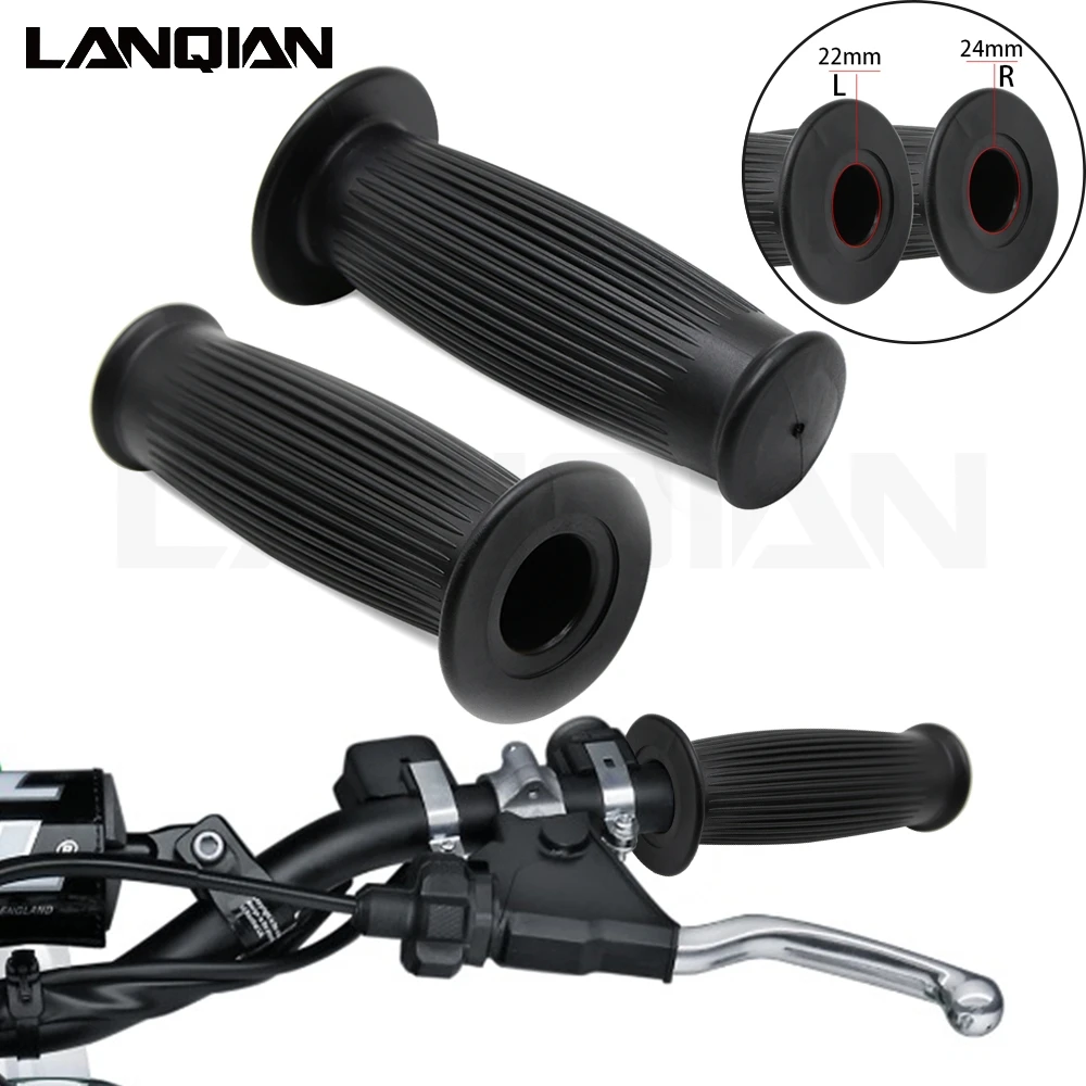 Новые винтажные аксессуары для мотоциклов Cafe Racer резиновые ручки 7/8 дюйма 22 мм CG125