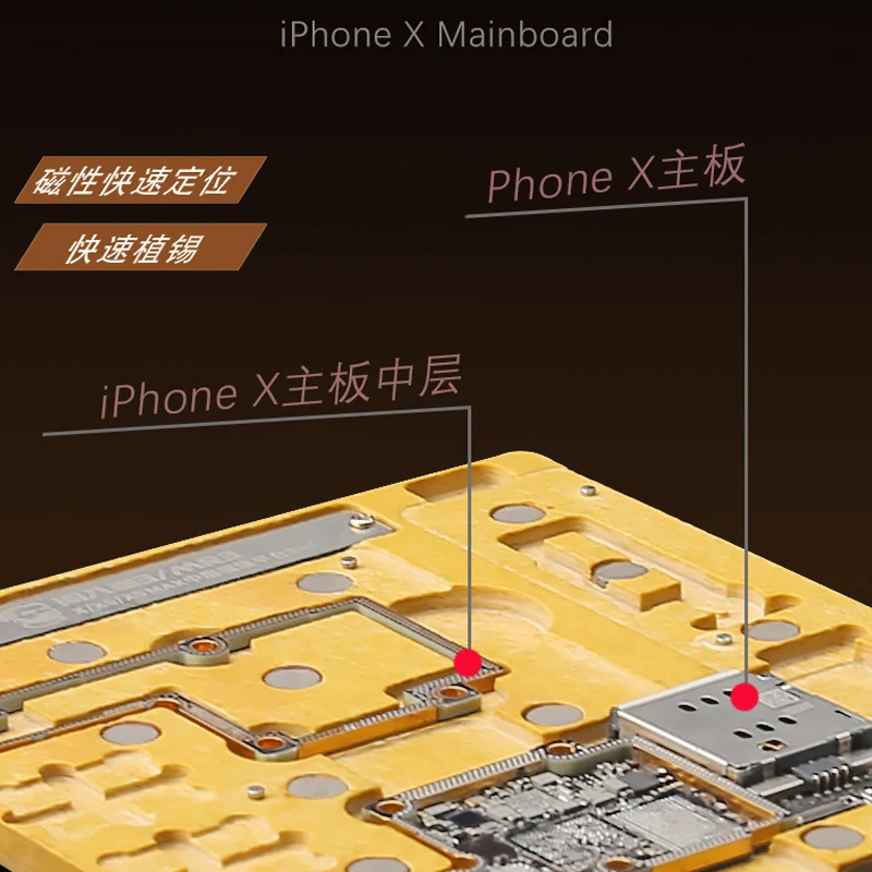 Фиксированная платформа для установки оловянного растения MECHANIC MR3 IPhone X xs/xs max