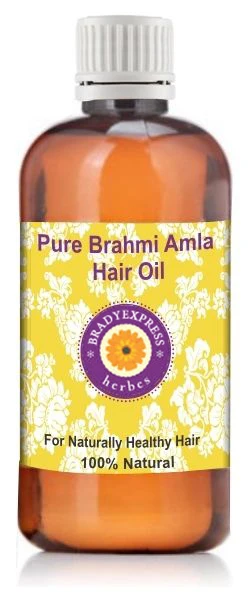 Бесплатная доставка чистое масло для волос Brahmi Amla 100% натуральное с настоящей &amp 50