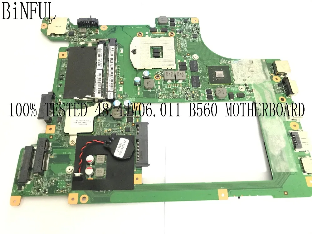 В наличии материнская плата LA56 10203 1 488.4jw06. 011 для ноутбука LENOVO B560 GT310M