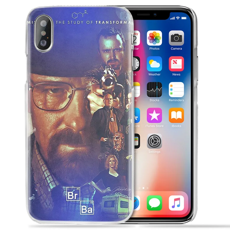 Чехол Breaking Bad для iPhone 12 Mini XS Max XR X 10 7 7S 8 6 6S Plus 5S SE 5 прозрачный жесткий пластик 11 Fundas