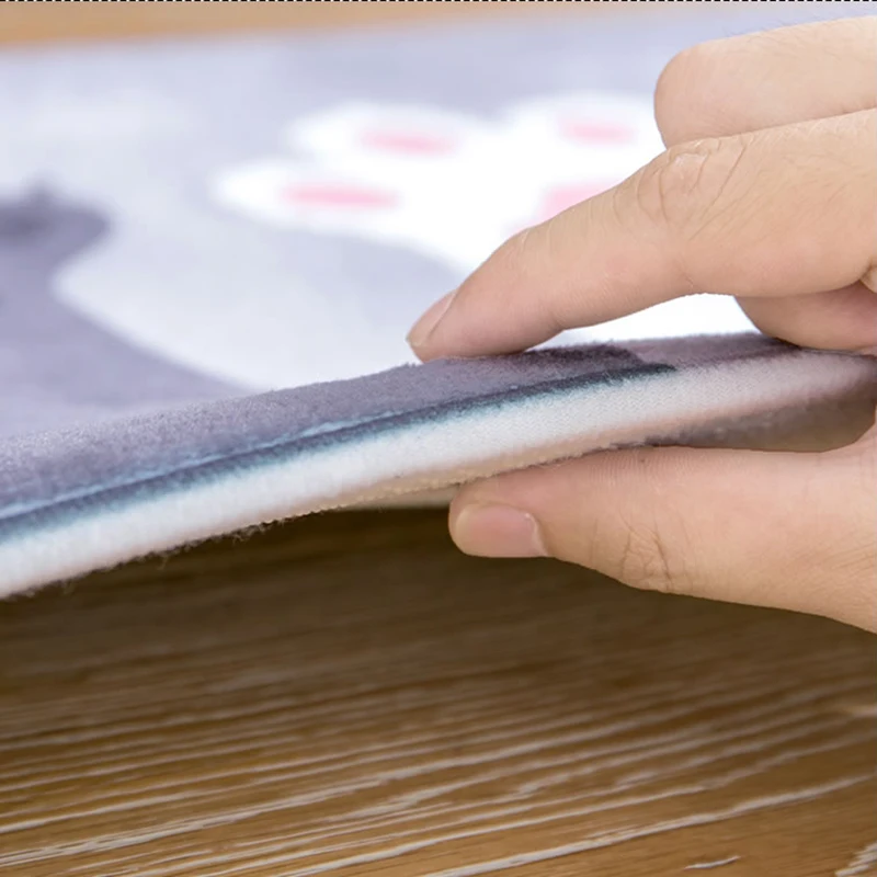 Фланелевый мультяшный Придверный коврик напольные коврики для ванной