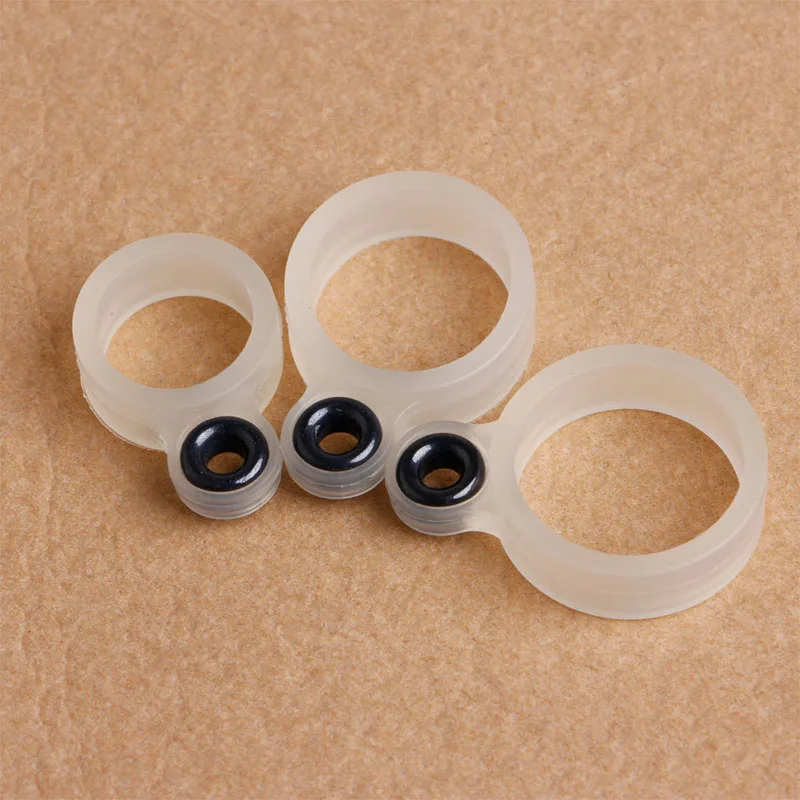 

22Pcs Silicone Fishing Rod Wire Ring Fishing Line Guide Ring Different Size 1-22