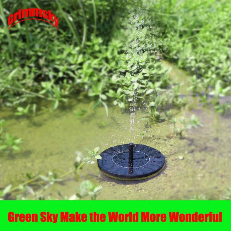 Макс. 180л/ч плавающий бассейн пруд открытый солнечная панель домашний сад