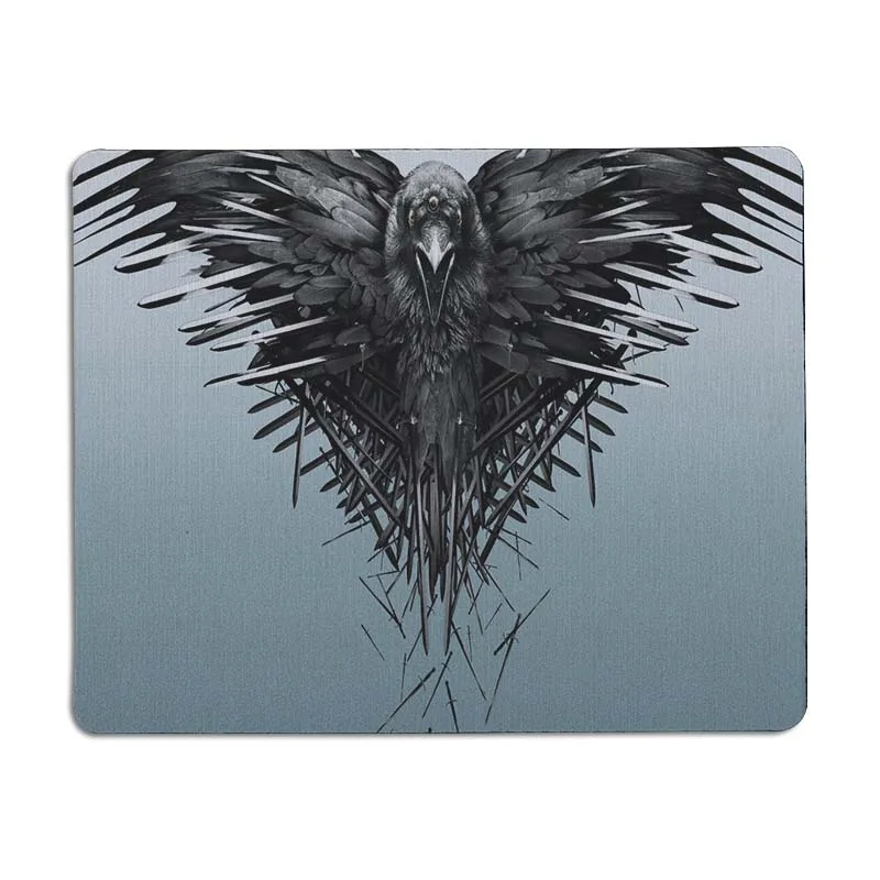 

MaiYaCa New Arrivals Raven Rubber Mouse Durable Desktop Mousepad Size for 25X29cm Gaming Mousepads
