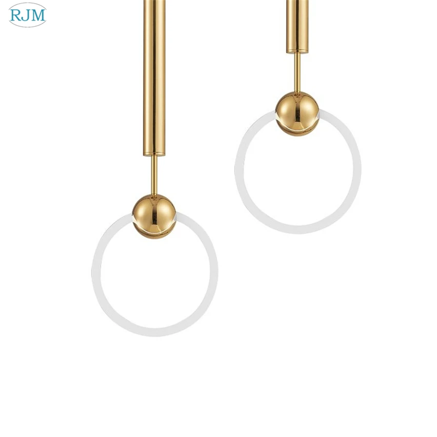 Современные светодиодсветодиодный простые подвесные светильники круглая