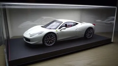1:18 игрушечная автомобильная коробка с окошком для демонстрации модели пылезащитный чехол кожаная основа акриловый материал показать коробку не включая автомобиль