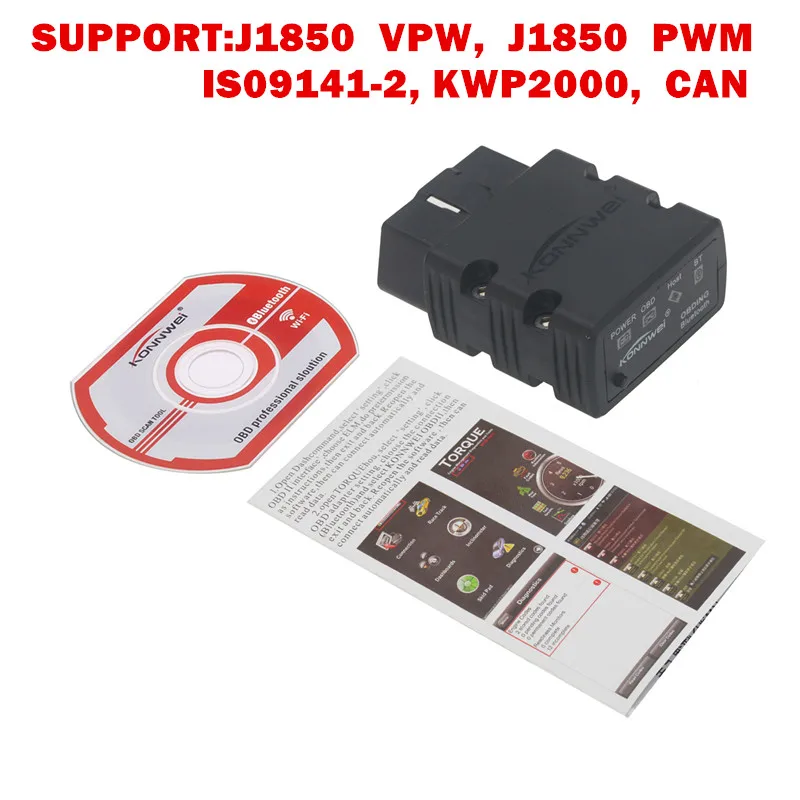 ELM327 V1.5 Bluetooth OBD2 сканер PIC18f25k80 Автомобильный диагностические инструменты