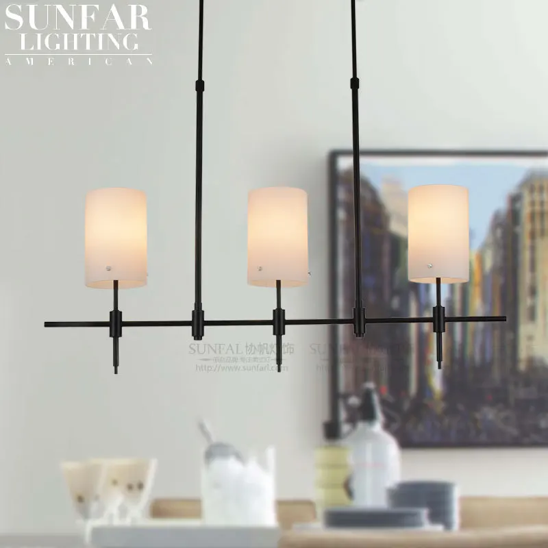 Modern American country wrought iron chandelier bar desk lamp creative restaurant lighting lamps 809 personalized glass works|light floor lamp|lamp