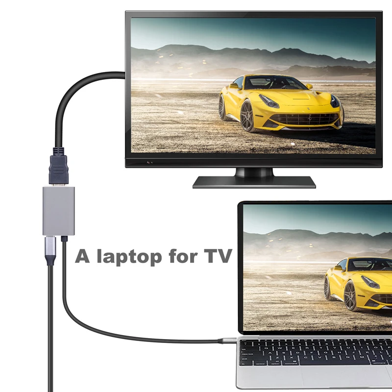 Type-C Преобразование HDMI адаптер ТВ Кемпинг конвертер Кабель Аксессуары для ПК