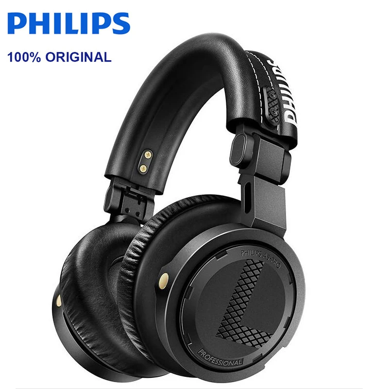 Оригинальные Наушники Philips A5-PROI с головкой, проводные наушники с шумоподавлением, DJ Monitor DBB, музыкальная гарнитура