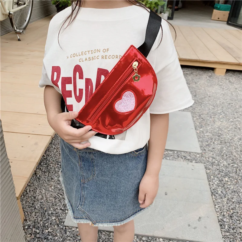 2019 новая детская поясная сумка Яркие Кожаные сумки на плечо милые мини-сумки для