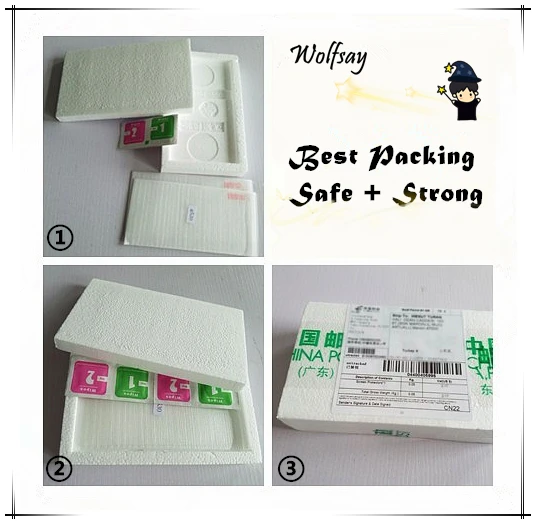 2 uds Pantalla de pegamento completo Protector para OPPO A7 7 cubierta completa de vidrio templado de vidrio para OPPO A7 9H 2.5D pel&iacute;cula de calidad suprema Wolfsay-4