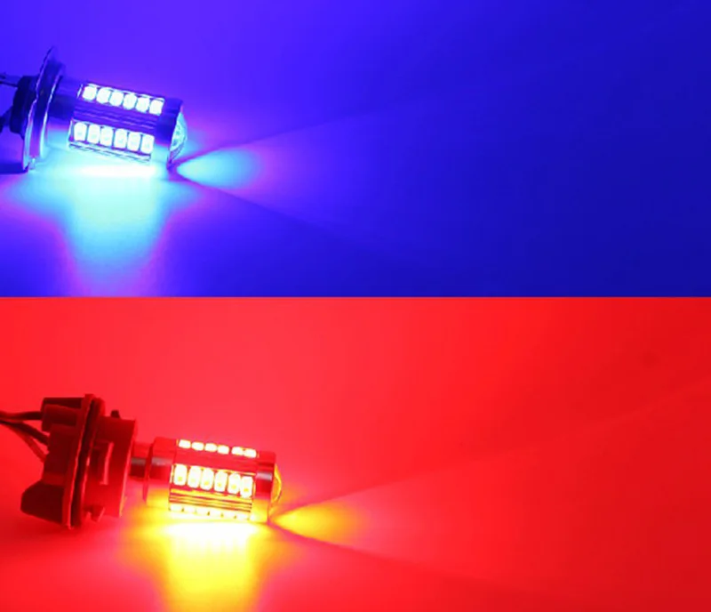Автомобисветильник стоп сигнал 1157 BAY15D P21/5W BAZ15D P21/4W BAW15D PR21/5W 33 SMD 5630 LED белый красный