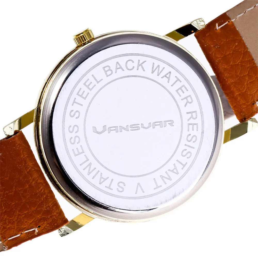 Часы Vansvar Moon Starry sky с узором цвет Мужские и женские ремешок наручные часы Женские