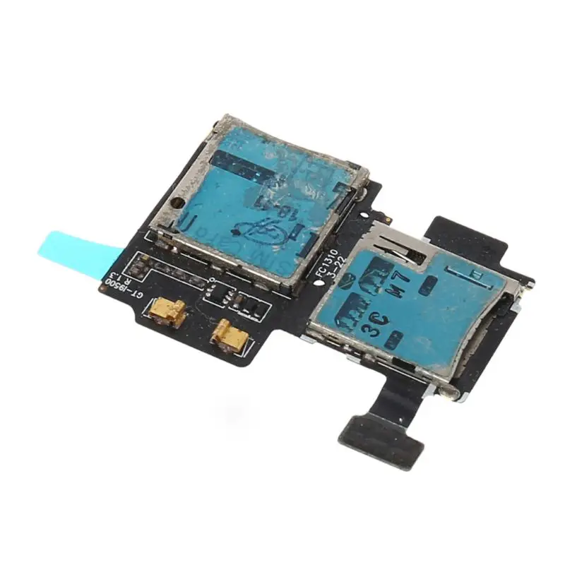 Лоток для Micro SD карты держатель sim-карт считыватель слотов гибкий кабель Samsung Galaxy S4