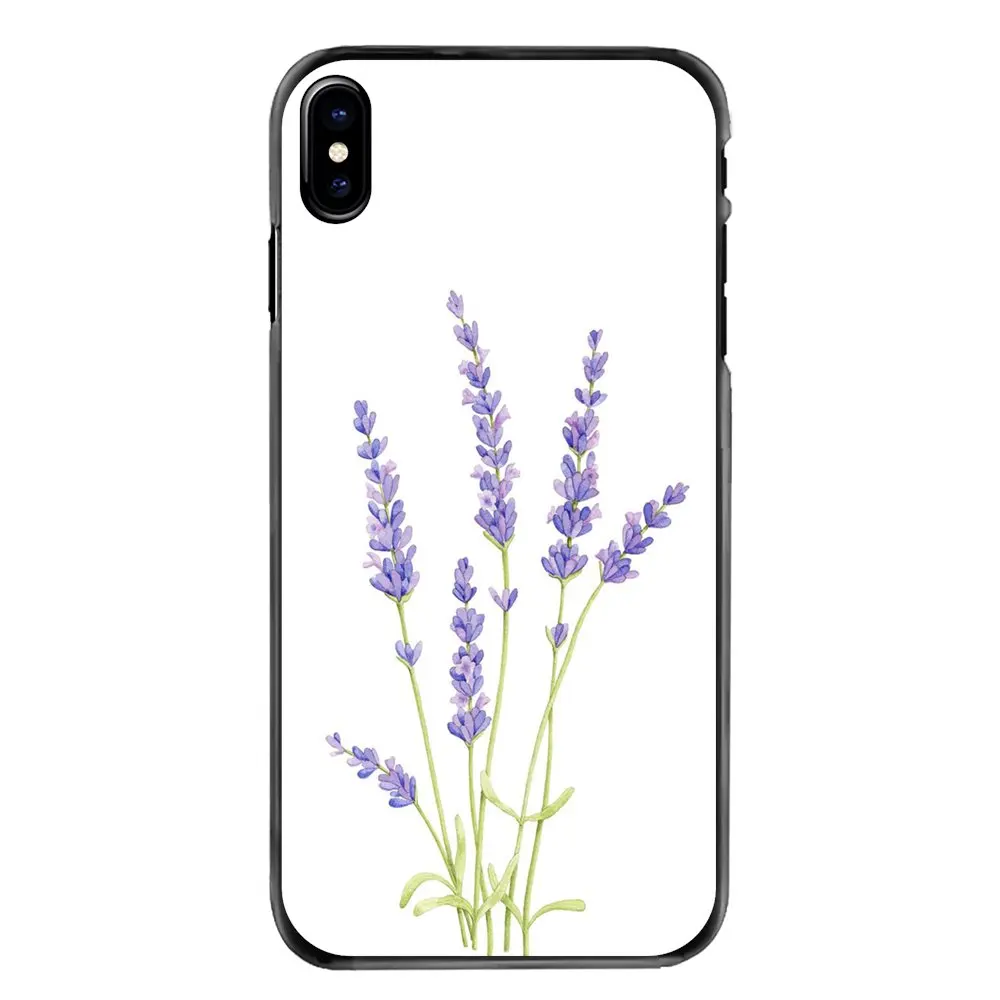For Huawei P7 P8 P9 P10 Lite Plus 2017 2016 Honor 5C 6 4X 5X Mate 8 7 9 Phone Cases Lavender Flower purple Lavandula vanilla Art |
