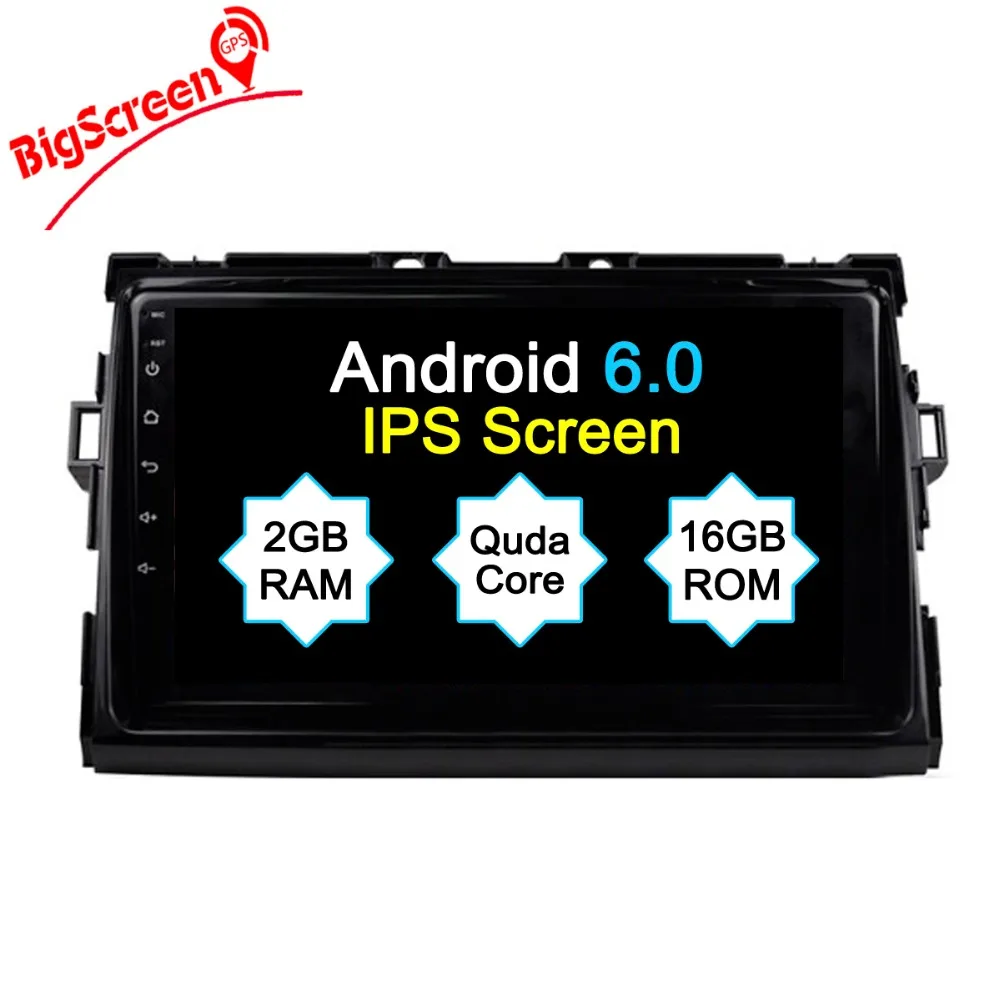 Автомагнитола 9 дюймов ОЗУ 2 Гб Android 1024 600 * без DVD плеера GPS навигация для Toyota Previa