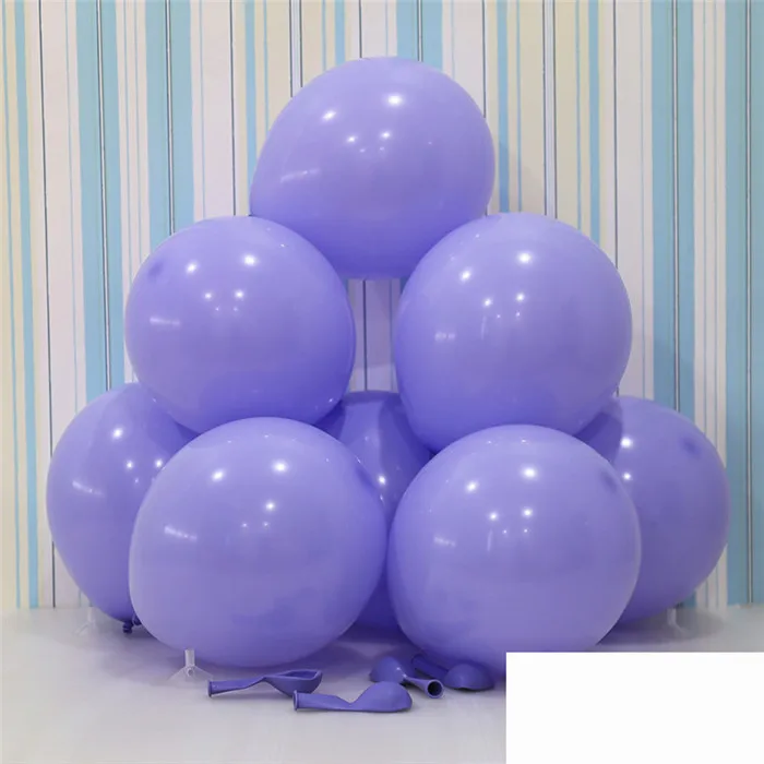 2.2gMac D15 PinkBlue 10 шт., 10 дюймов, 2,2 г, белые латексные шары в виде макарон, воздушные шары конфетти, надувные шары, Гелиевый шар, товары для дня рождения, свадьбы, вечеринки - Цвет: 2.2gMac D15 PinkBlue