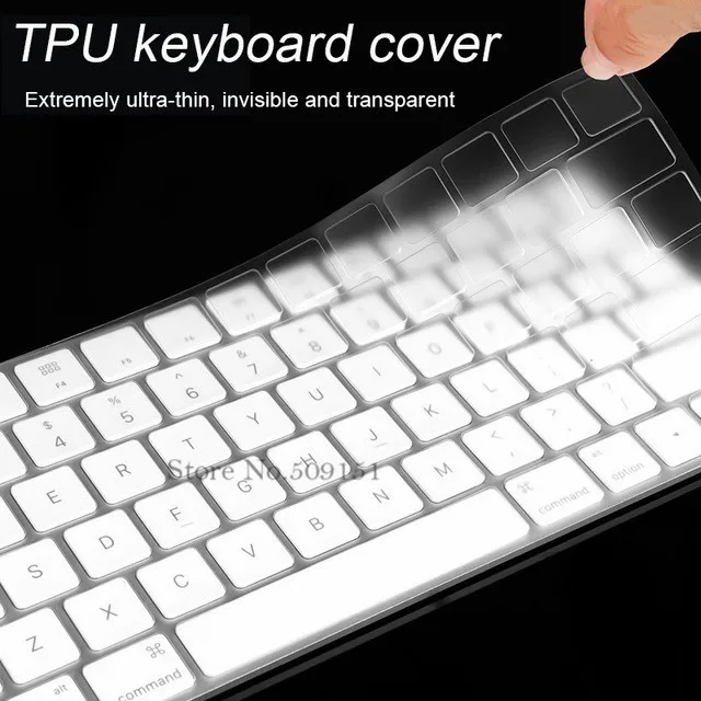 Imac Волшебная клавиатура чехол для Apple Беспроводная Bluetooth клавиатура Волшебная клавиатура черная силиконовая кожа ТПУ Клавиатура Чехол Кожа