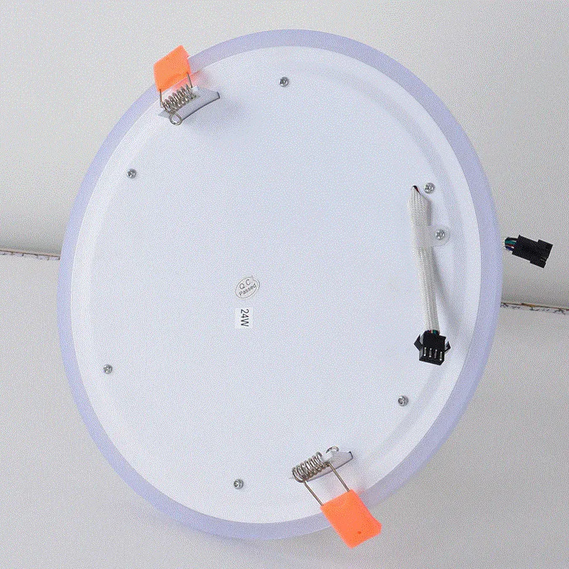 AC90 260V Круглый/квадратный панельный локальный светодиодный светильник 6 w 12 18 24