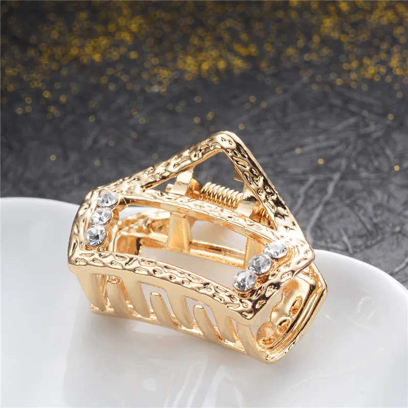 2019 Hot Sale Women Girls Elegant Crystal Geometric Alloy Hair Clips Barrettes Headwear Hairpins Female Accessories | Украшения и