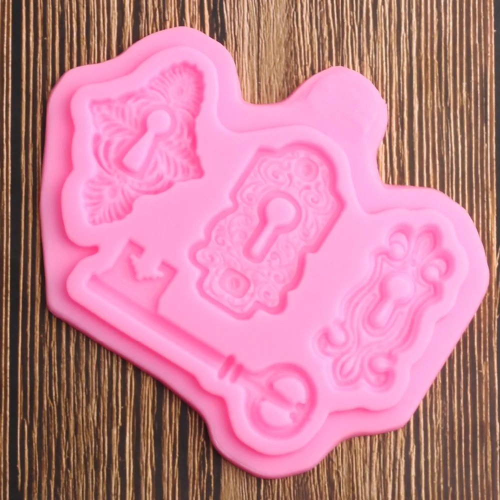 Силиконовая форма с замком сделай сам для помадки инструменты украшения тортов