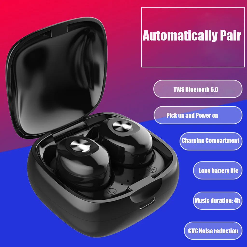 XG12 TWS Bluetooth 5 0 Наушники Беспроводные водонепроницаемые мини наушники HIFI гарнитура