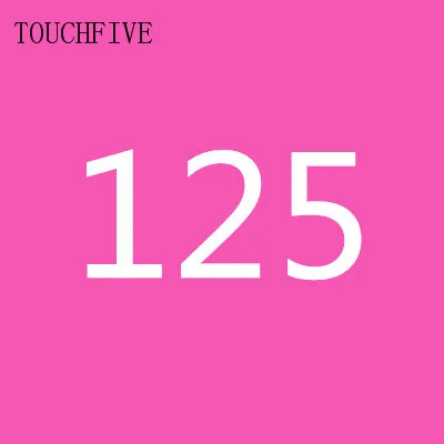 125 1 шт. TouchFive на выбор, 168 цветов, маркеры для эскизов, маркеры на спиртовой основе, набор цветных маркеров, товары для рукоделия, ручка для школы - Цвет: 125