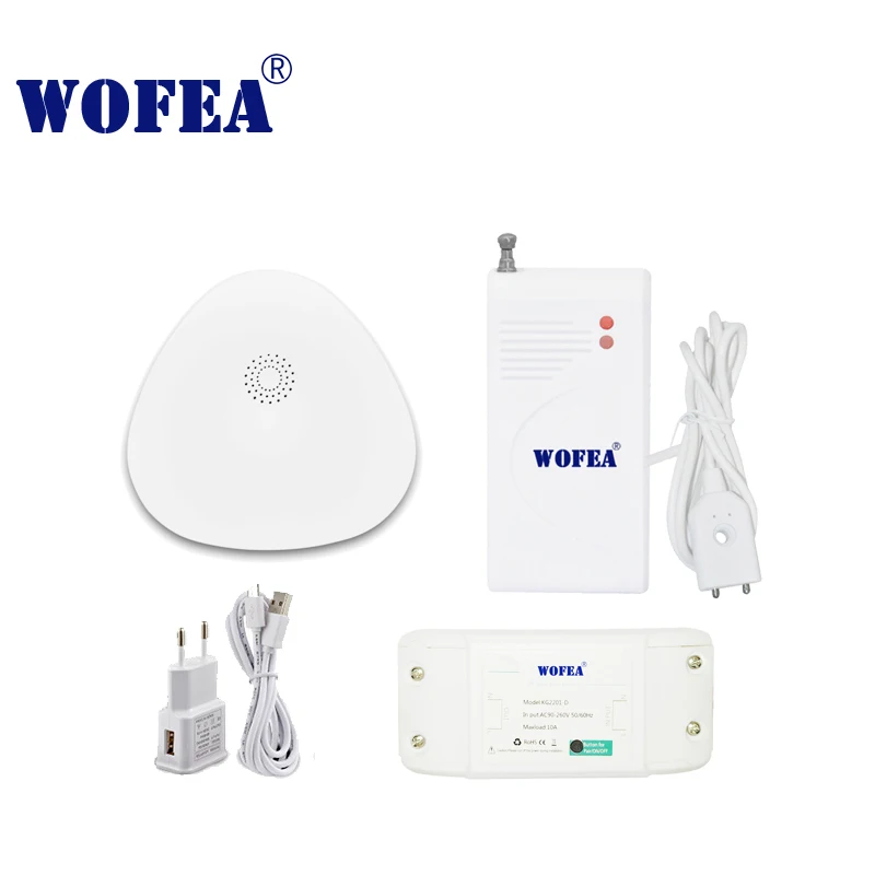 Set 2 WOFEA Smart V10 wifi датчики воды автоматический сливной переключатель - Цвет: Set 2