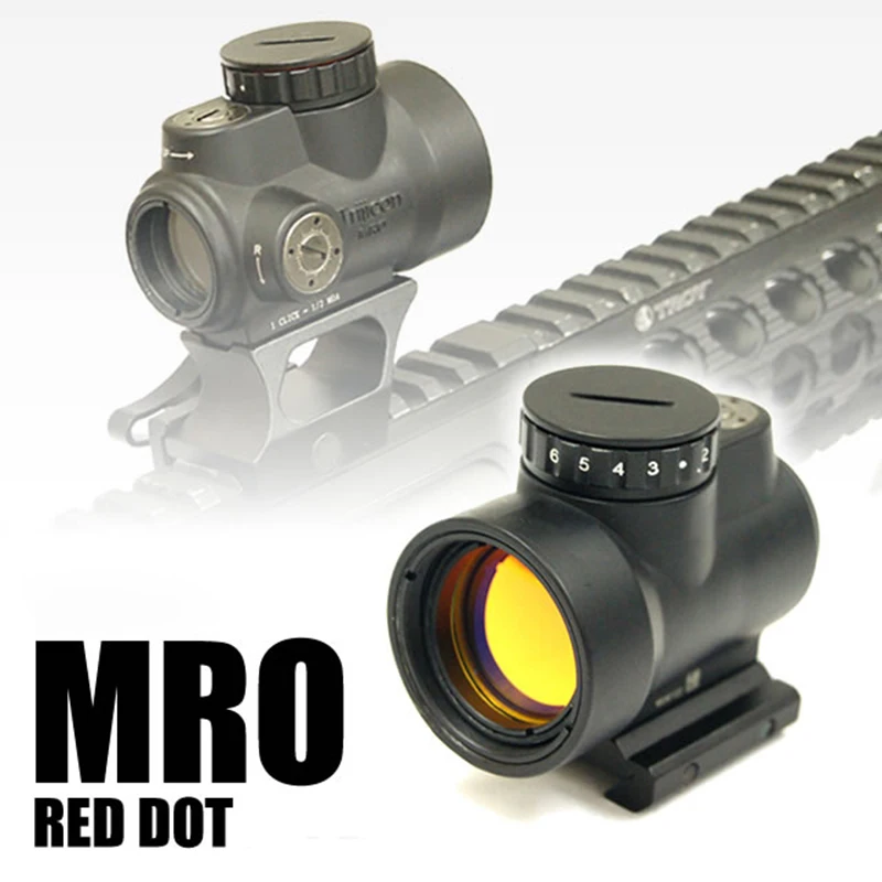 Тактический голографический прицел Trijicon MRO Red Dot Sight 2 0 MOA с низким креплением и