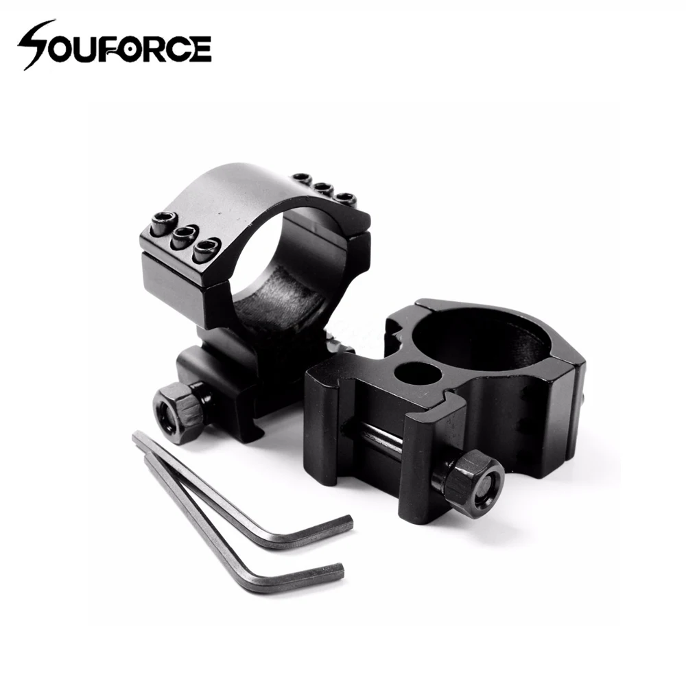 

2pcs 30mm High Profile Scope Ring 6 Screws Wide Mount for 20mm Rail Hunting Accessories