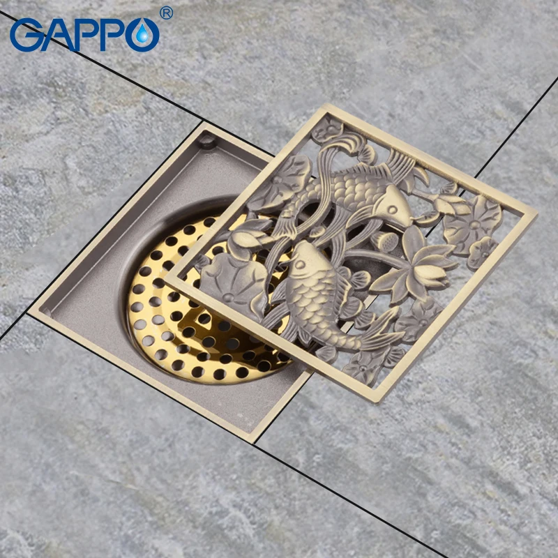 GAPPO дренаж анти-запах ванной Душевой сток в полу душ пробки душевая пробка Слива
