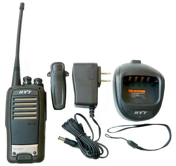 2 единицы HYT TC-620 5 Вт Портативное двухстороннее радио с литий-ионной батареей HYTERA TC620 UHF VHF дальняя рация