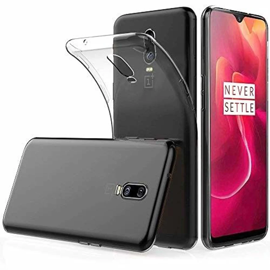 Для oneт Plus 6 T One Six 1 + силиконовый мягкий ТПУ чехол для телефона прозрачная задняя
