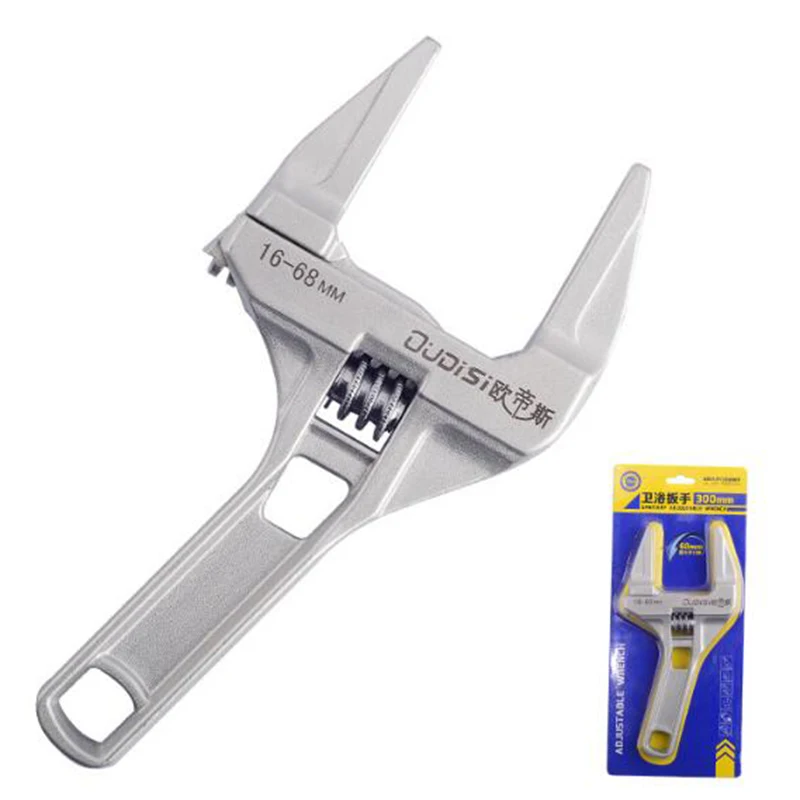 Регулируемый гаечный ключ большой универсальный ручной инструмент для ремонта