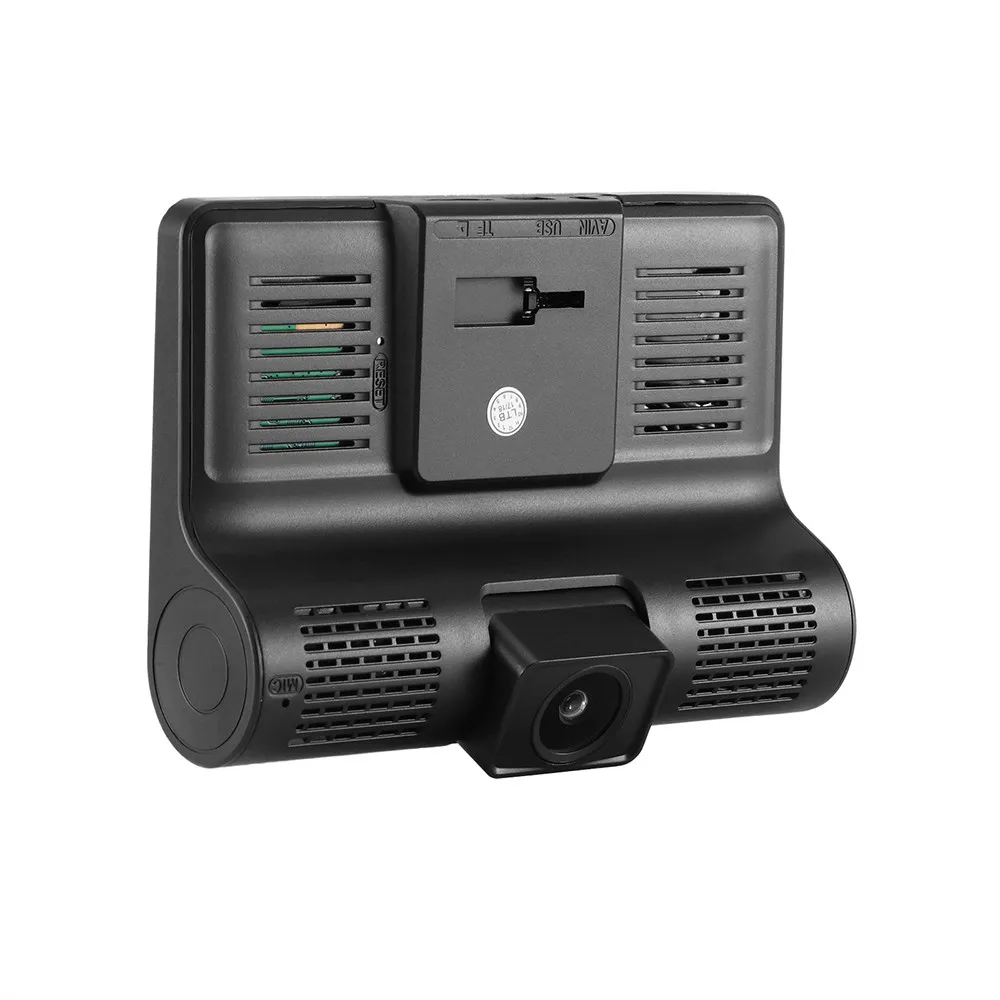 4 дюймов HD 1080p тремя объективами автомобильный Sprint Камера Ночное видение Cam Регистраторы вождения DVR Камера автомобиль инструмент встроенный Сенсор