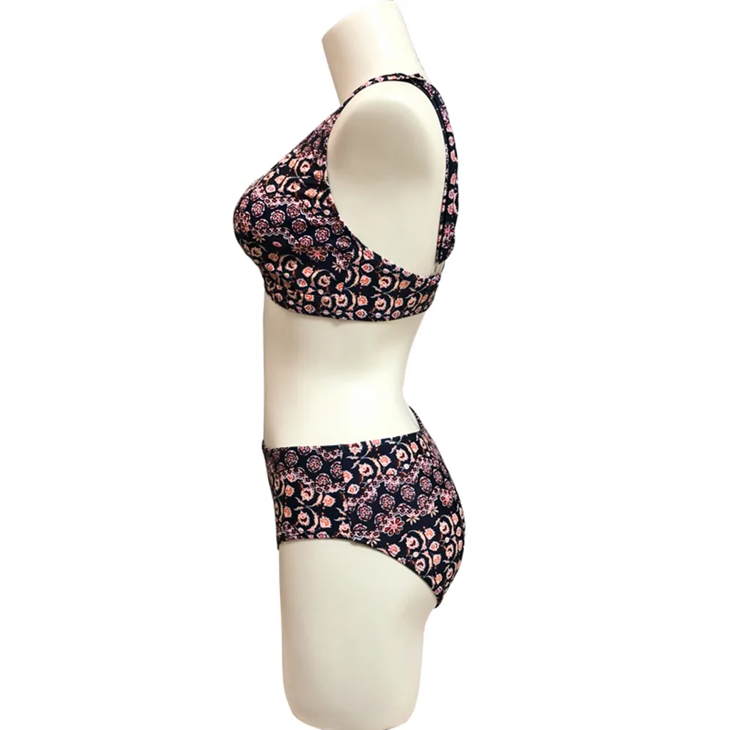 Новинка 2019 женская модная пляжная одежда для отпуска пэчворк 2 предмета