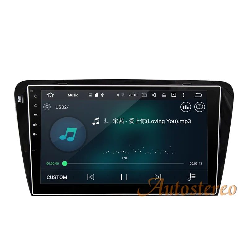 Android 9 автомобильный без dvd-плеера gps навигация для Skoda Octavia A7 2013+ мультимедийная магнитола головное устройство ips авто стерео