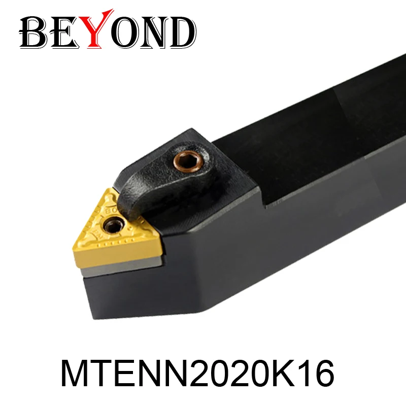 

BEYOND MTENN MTENN2020K16 TNMG160404 20mm External Turning Tool Holder Cnc Tungsten Carbide Inserts Shank Lathe Cutter