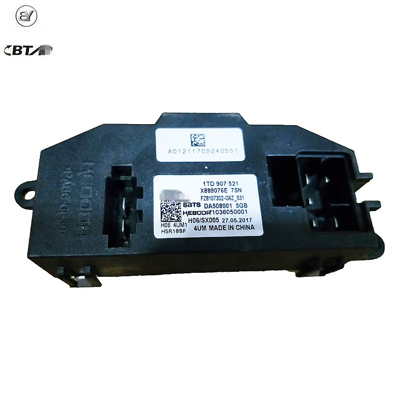 BTAP HVAC электродвигатель вентилятора подачи теплого воздуха резистор ForVW Touran 2004 2016