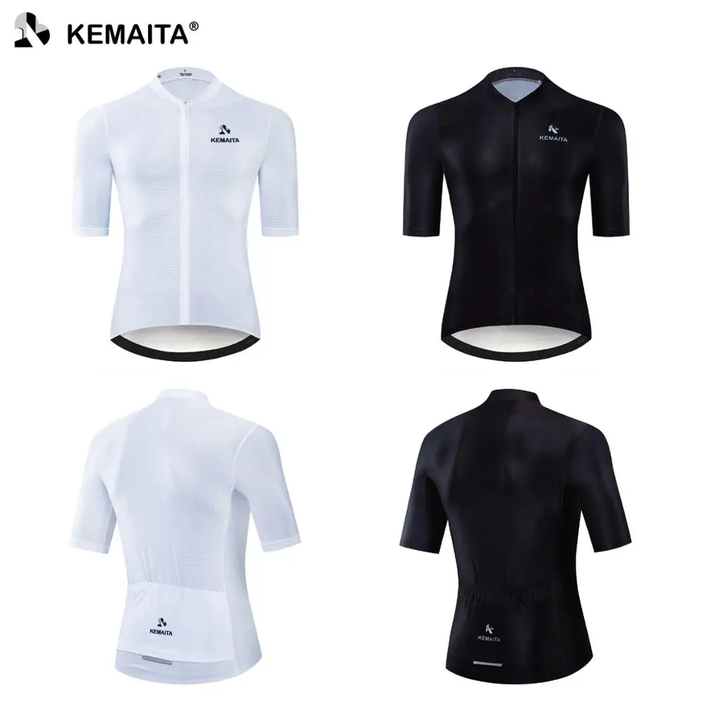 Новая мужская облегающая велосипедная Джерси KEMAITA с короткими рукавами