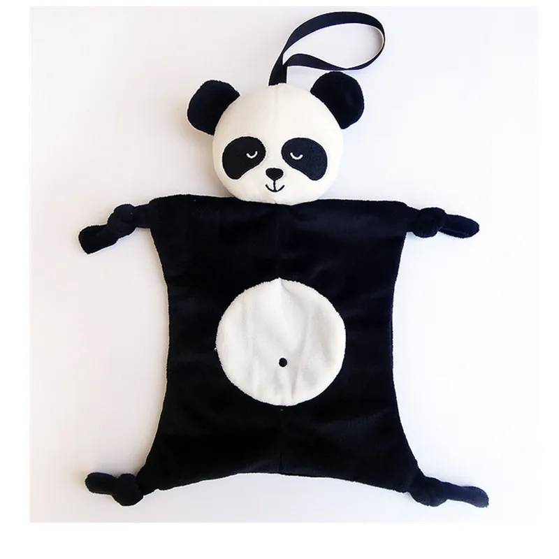 

Infant Soft Animal Appease Towel Baby Appease Toys Kids Hand Grasping Towel Comfort Baby Rattle Toys